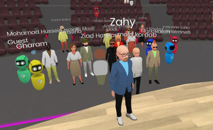 Metaverse Learning: Pioneering Innovation in Times of Crisis Dr. Zahy Ramadan turns to the virtual realm to give classes, reconnect and provide hope to his students.