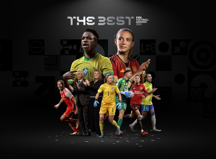 أيتانا بونماتي وفينيسيوس جونيور على قمة العرش الكروي في جوائز The Best من FIFA™ لعام 2024