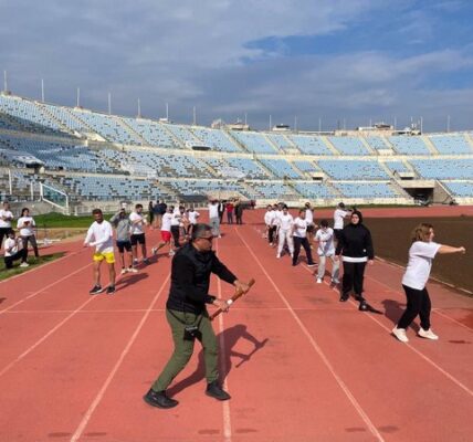 دورة تدريبية في اساسيات العاب القوى باشراف المحاضر الدولي وديع الحولي